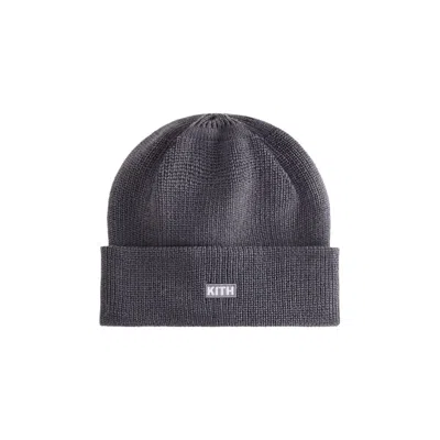 Pre-owned Kith Classic Beanie 'hurricane' | Black | Kid's Size Onesize