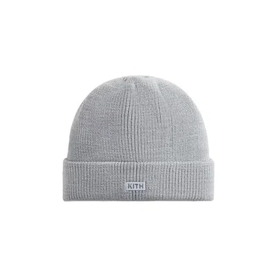 Pre-owned Kith Classic Beanie 'light Heather Grey' | Men's Size Onesize