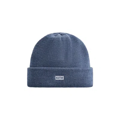 Pre-owned Kith Classic Beanie 'scent' | Blue | Men's Size Onesize