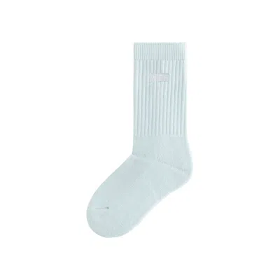 Pre-owned Kith Classic Crew Socks 'helium' | Blue | Kid's Size L/xl