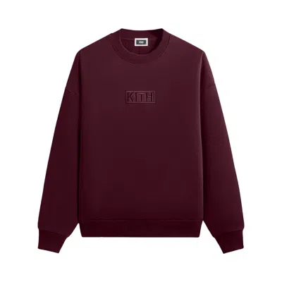 Pre-owned Kith Classic Logo Nelson Crewneck 'essence' | Purple | Men's Size Xl