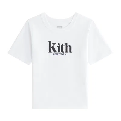 Pre-owned Kith Classic Mott Tee 'white' | Kid's Size Xs