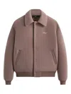 Kith Coaches Elbow-patch Jacket In Purple