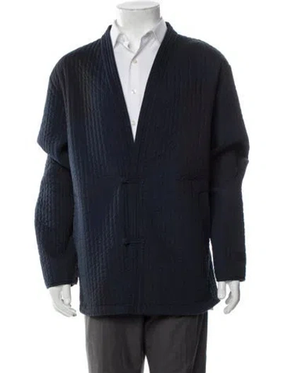 Pre-owned Kith Coat In Blue