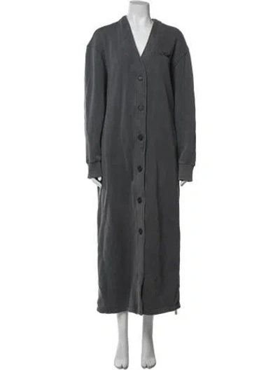 Pre-owned Kith Coat In Grey