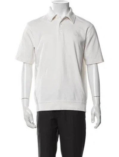 Pre-owned Kith Collar Short Sleeve Polo Shirt In Neutrals