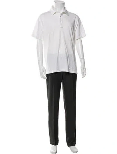 Pre-owned Kith Collar Short Sleeve Polo Shirt In Neutrals