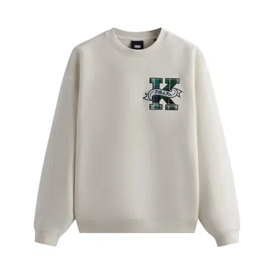 Pre-owned Kith Collegiate Crewneck 'sandrift' | Cream | Men's Size M/l