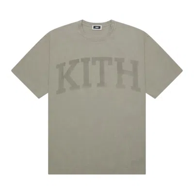 Pre-owned Kith Collegiate Vintage Alex Boxy T-shirt 'astronaut' | Green | Men's Size L