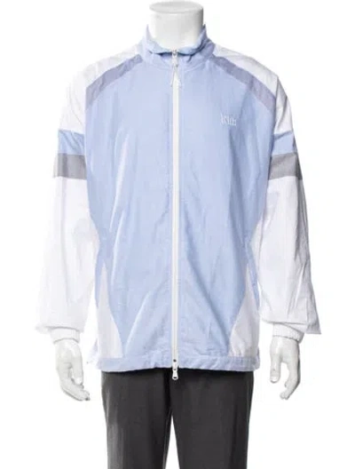 Pre-owned Kith Colorblock Pattern Jacket In Blue