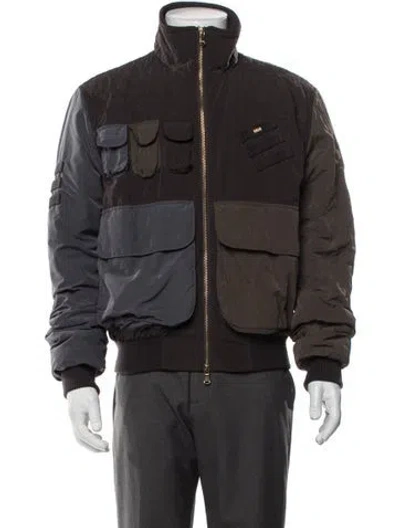 Pre-owned Kith Colorblock Pattern Jacket In Brown
