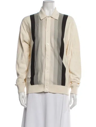 Pre-owned Kith Colorblock Pattern Sweater In Neutral