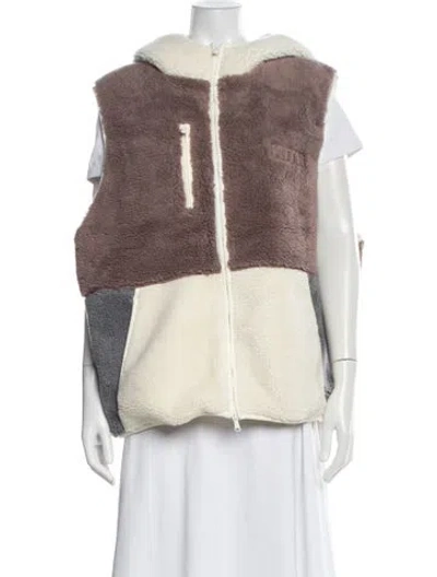 Pre-owned Kith Colorblock Pattern Vest W/ Tags In Neutral