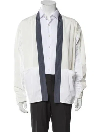 Pre-owned Kith Colorblock Pattern Windbreaker In Neutral