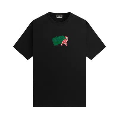 Pre-owned Kith Comic Santa Tee 'black' | Men's Size Xl