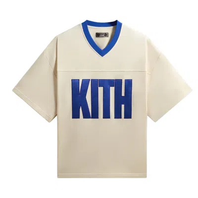 Pre-owned Kith Compact Fleece Julien Jersey 'sandrift' | Cream | Men's Size L In White