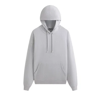 Pre-owned Kith Compact Knit Williams Iii Hoodie 'light Heather Grey' | Men's Size Xs In Gray