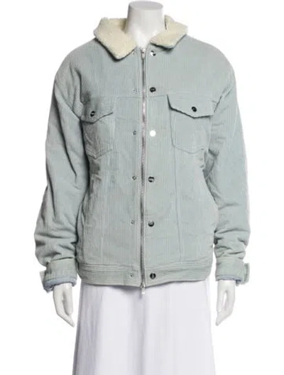 Pre-owned Kith Corduroy Jacket In Blue