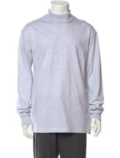 Pre-owned Kith Cortland Turtleneck Mock Neck T-shirt In Neutral