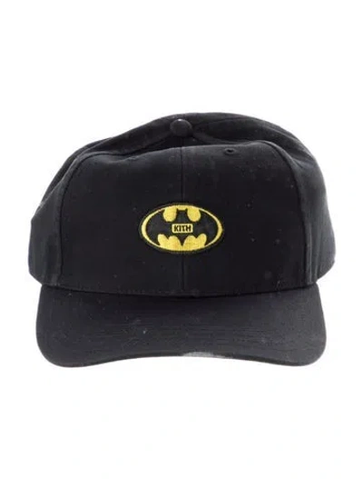 Pre-owned Kith Cotton Embroidered Trucker Hat In Black