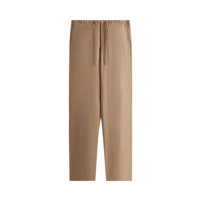 Pre-owned Kith Cotton Linen Landry Pant 'series' | Tan | Men's Size Xxl In Brown