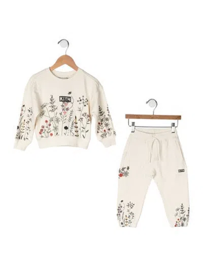 Pre-owned Kith Babies' Cotton Sweatsuit W/tags In Neutrals