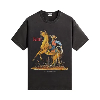 Pre-owned Kith Cowboy Vintage Tee 'black' | Men's Size M