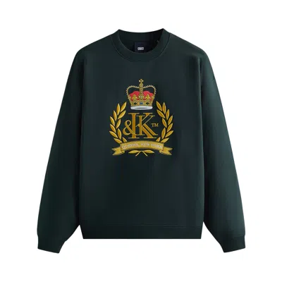 Pre-owned Kith Crest Crewneck 'stadium' In Green