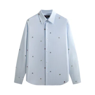 Pre-owned Kith Crest Jacquard Georgie Shirt 'multi' | Multi-color | Men's Size Xl