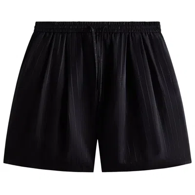 Pre-owned Kith Crest Logo Kylan Pull On Short 'black' | Men's Size Xs