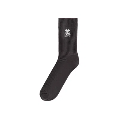 Pre-owned Kith Crest Relaxed Socks 'apocalypse' | Black | Men's Size Onesize
