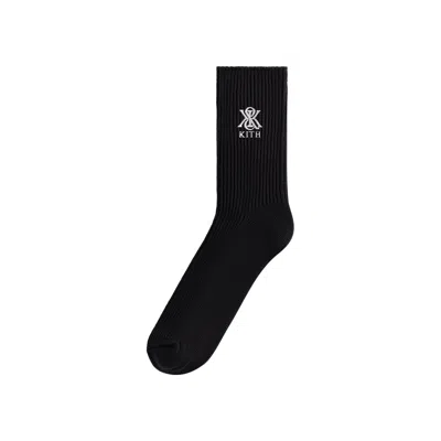 Pre-owned Kith Crest Relaxed Socks 'black' | Men's Size Onesize