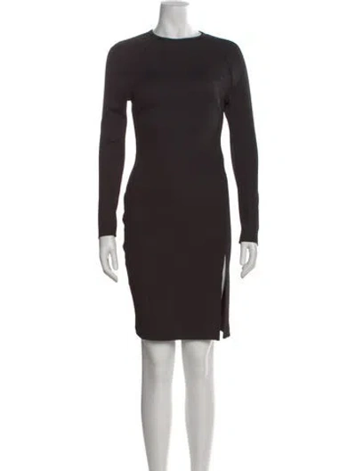 Pre-owned Kith Crew Neck Knee-length Dress In Black