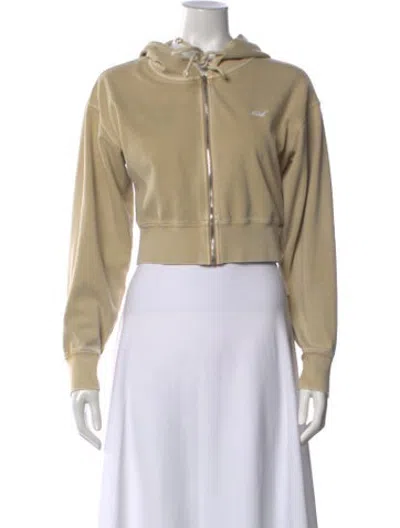 Pre-owned Kith Crew Neck Long Sleeve Hoodie In Neutrals