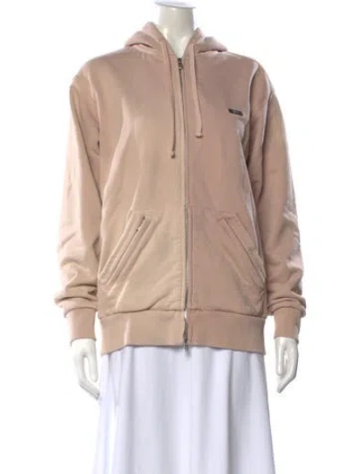 Pre-owned Kith Crew Neck Long Sleeve Hoodie In Pink