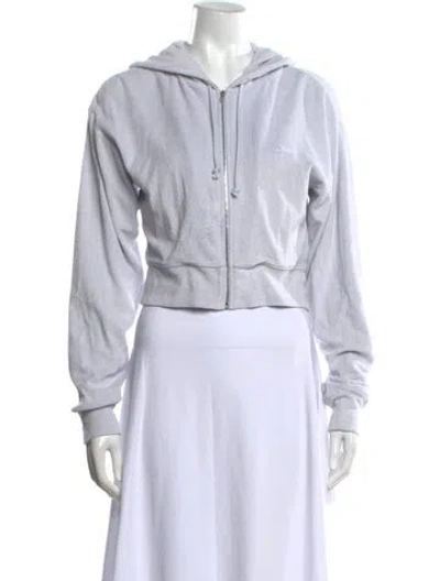 Pre-owned Kith Crew Neck Long Sleeve Hoodie In White