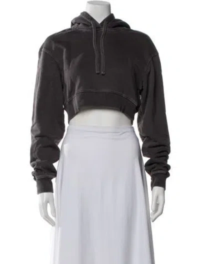Pre-owned Kith Crew Neck Long Sleeve Hoodie In White