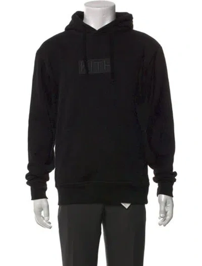Pre-owned Kith Crew Neck Long Sleeve Polo Sweater In Black
