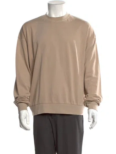 Pre-owned Kith Crew Neck Long Sleeve Pullover In Neutrals