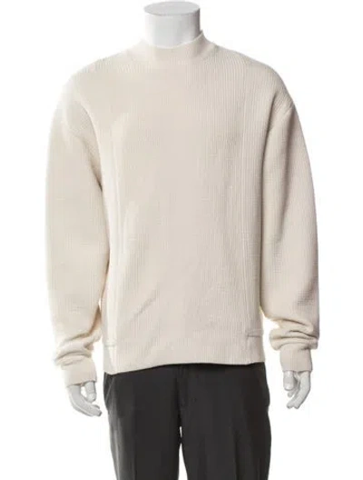 Pre-owned Kith Crew Neck Long Sleeve Pullover In Neutrals