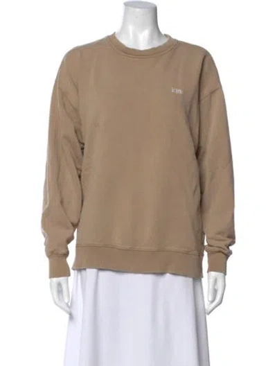Pre-owned Kith Crew Neck Long Sleeve Sweatshirt In Neutral