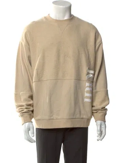 Pre-owned Kith Crew Neck Long Sleeve Sweatshirt In Neutral