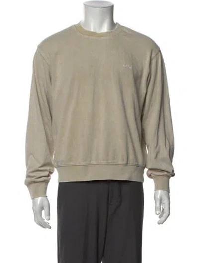 Pre-owned Kith Crew Neck Long Sleeve Sweatshirt In Neutrals