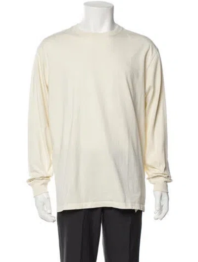 Pre-owned Kith Crew Neck Long Sleeve T-shirt In Neutral