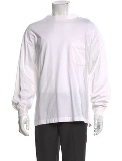 Pre-owned Kith Crew Neck Long Sleeve T-shirt In Neutral