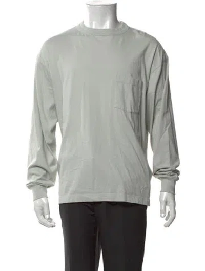 Pre-owned Kith Crew Neck Long Sleeve T-shirt In Neutrals
