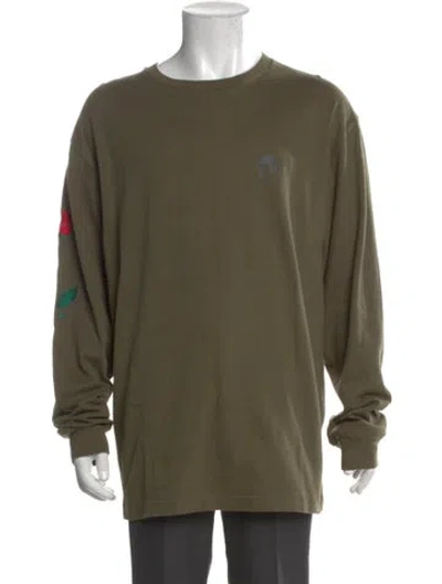 Pre-owned Kith Crew Neck Long Sleeve T-shirt W/ Tags In Green