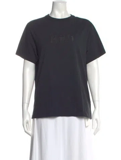 Pre-owned Kith Crew Neck Short Sleeve T-shirt In Black