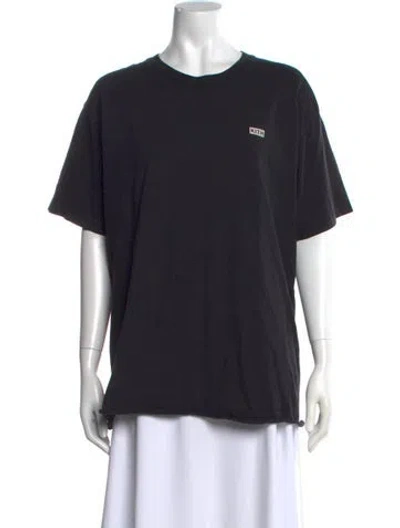 Pre-owned Kith Crew Neck Short Sleeve T-shirt In Black