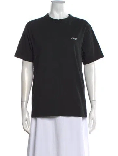Pre-owned Kith Crew Neck Short Sleeve T-shirt In Black